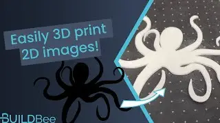 How to 3D print an SVG image with BuildBee (2D to 3D!)