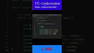 Operators | Different Types Of Operators In java (+, - ,% ,....) | 
