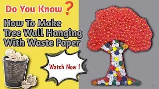 Paper Craft | easy paper craft | Waste Material Craft Ideas | wall hanging| wall decor | #viral