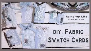 Swatch Cards from Tags #JunkJournal Craft with me