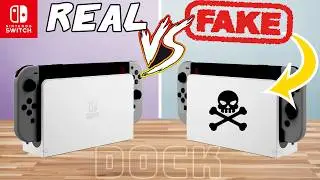 Real Vs Fake Nintendo Switch Dock | How to SPOT FAKE Nintendo OLED Switch DOCK!