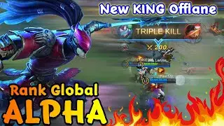 You Can't Stop Me! Alpha Meta Build Offlane | Gameplay Top Global Alpha - Mobile Legends
