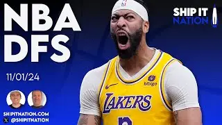 NBA Show | November 1, 2024 | DraftKings DFS Picks, Plays and Process