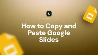 How to Copy and Paste Google Slides | Duplicate & Transfer Slides Easily