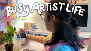 artist diaries ✦ art haul, redecorating, diy 🌱👩🏻‍🎨