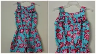 COSTURA DE MACACÃO CURTO INFANTIL