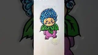 Как нарисовать цветочек с улыбкой 