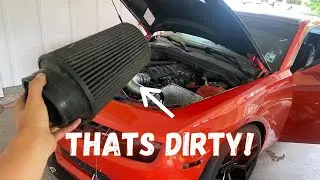 Cleaning My Dirty Cold Air Intake!