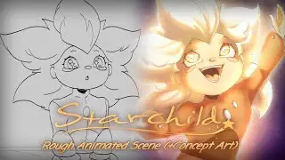 Starchild OC Rough Animation (+ Concept Art)