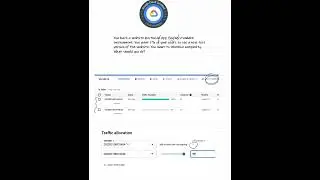 App Engine Split traffic  [associate engineer exam].