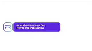 Revailo | How to Import Materials