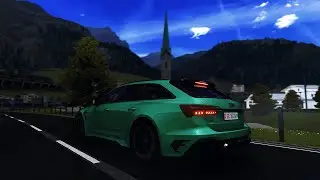 MAXIMUM ULTRA GRAPHICS ASSETTO CORSA || Audi RS6-R ABT Drive in Swiss Alps