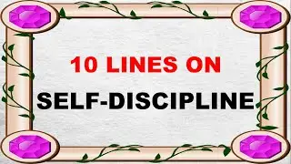 Few Lines on Self Discipline in English | 10 Lines on Self-Discipline