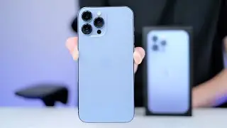 iPhone 13 Pro Max Sierra Blue Unboxing [4k60p]