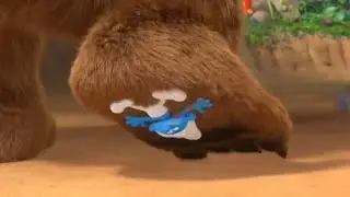 Bear Accidentally Stomps Smurf