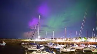Northern Lights over Edinburgh and Lothians