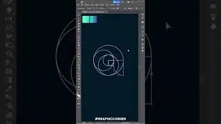Logo Design Letter A in Illustrator | #shorts #illustrator