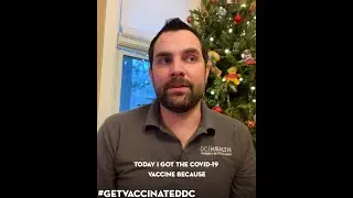 Tim Got Vaccinated To Stop The Spread #GetVaccinatedDC