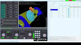DMEC Motion Control Card Simulation CNC Engraving Machine Track Preview with tool magazine