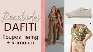 Minhas escolhas na Dafiti - Roupas Hering e Tênis Ramarim