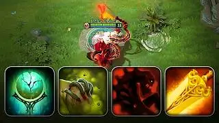 100% BASE RESIST REDUCTION AFK COMBO ROT + INFEST | Dota 2 Ability Draft