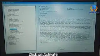 How to enable TPM Security