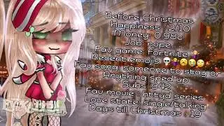 Before Christmas ❄️ || glm || dueting on Christmas || not org