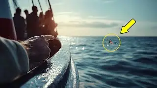 The sailors turned pale when they saw this in the middle of the ocean
