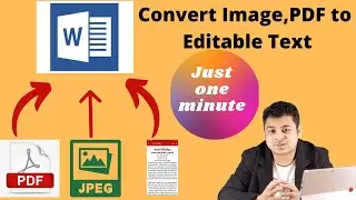 How to Convert Image ,PDF File Into Editable Text without using any software Just one minute👍👍