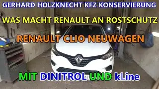 Renault Clio Neuwagen Unterbodenschutz mit Dinitrol