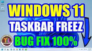 Windows 11 Taskbar Bug Fix 100% | Urdu/Hindi |
