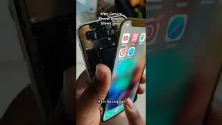 After Service iPhone Display Blown away #iphoneservice #iphoneproblems #iphonedisplay #iPhoneissues