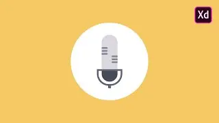 Microphone Icon in Adobe XD