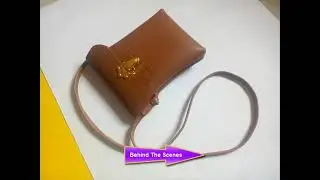 Leather Phone case making | How to make Leather phone pouch