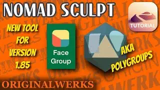 Nomad Sculpt Tutorial: Face Groups AKA Polygroups