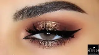 مكياج بني محمر مع قليتر ✨ للعيون الدائرية و الكبيرة | REDDISH BROWN EYE MAKEUP