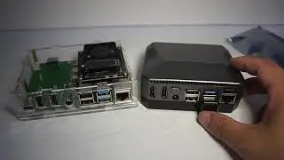 Full Sized HDMI Raspberry Pi 4 - GeekPi vs Argon One m.2