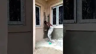 Outside Wall Screeding. 