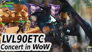 Cail goes LVL90ETC Concert in World of Warcraft