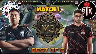 EVOS SG VS BTK MATCH 1 | M3 WORLD CHAMPIONSHIP | MOBILE LEGENDS