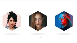 Front-end Elements #2 Hexagon avatars created with CSS (SCSS)