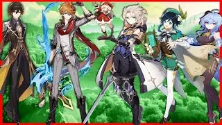 All 5 Star Character Trailers In One Video | GENSHIN IMPACT