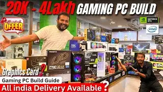 BEST GAMING PC BUILD 20K TO 4 LAKH WITH GRAPHICS CARD / Gaming & Editing Pc Build in Bangalore