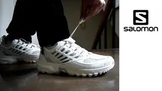 SALOMON｜サロモン｜ACS PRO ADVANCED WHITE/VANILLA ICE/LUNAR ROCK