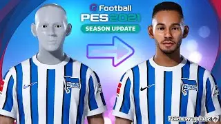 How to Change Player ID / Relink Faces PES 2021 - PES 2018 (Fix Grey Skin)