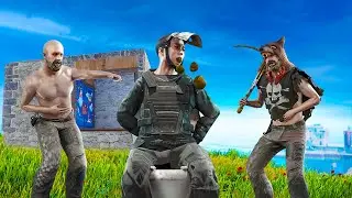 Putting Rust Cheaters Inside Players Bases + Blatant Cheaters