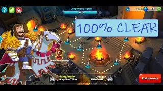 100% clear on the 1st run - Hustle Castle new Hero & Dungeon update