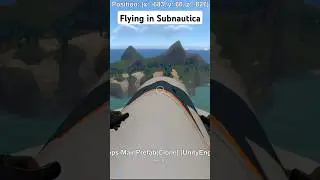 Flying in Subnautica 