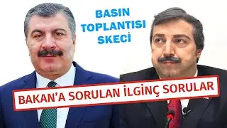 Sağlık Bakanı Fahrettin Koca Taklidi / Basın Toplantısı