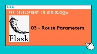 #3 Route parameters | Web development in Malayalam with Python Flask